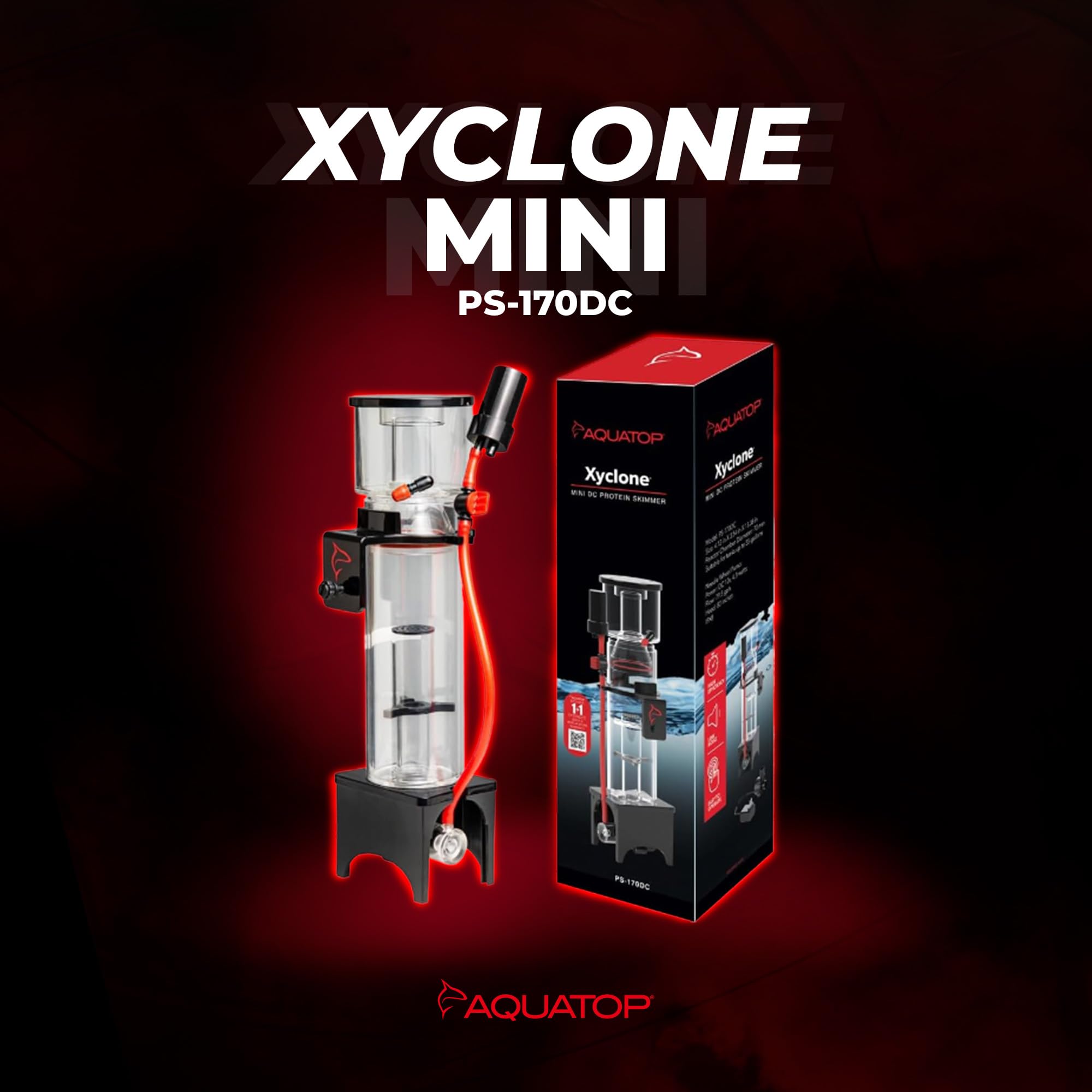 Amazon.com : Aquatop Xyclone Mini DC Protein Skimmer – Filtration
